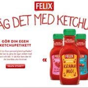 Felix Ketchup etikett